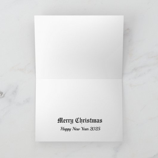 vrolijk kerstfeest! Kaart (Binnen)