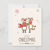 Vrolijk kerstfeest Kaart (Achterkant)