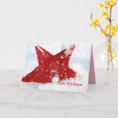 vrolijk kerstfeest kaart (Gele Bloem)