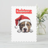 Vrolijk kerstfeest kaart (Staand voorkant)