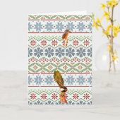 Vrolijk kerstfeest! kaart (Gele Bloem)