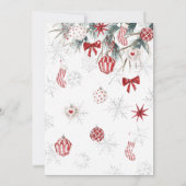 Vrolijk kerstfeest kaart (Achterkant)