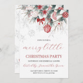 Vrolijk kerstfeest kaart (Voorkant / Achterkant)