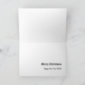 Vrolijk kerstfeest! kaart (Binnen)