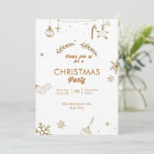 Vrolijk kerstfeest kaart (Staand voorkant)