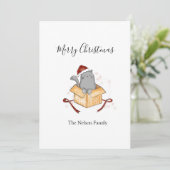 Vrolijk kerstfeest kaart (Staand voorkant)