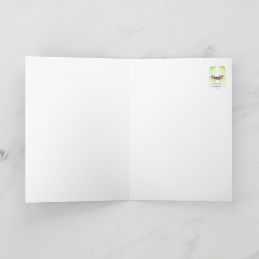 vrolijk kerstfeest! Kaart (Binnen)