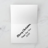 vrolijk kerstfeest! Kaart (Binnen)