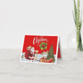 Vrolijk kerstfeest Kaart (Achterkant)