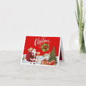 Vrolijk kerstfeest Kaart (Voorkant)