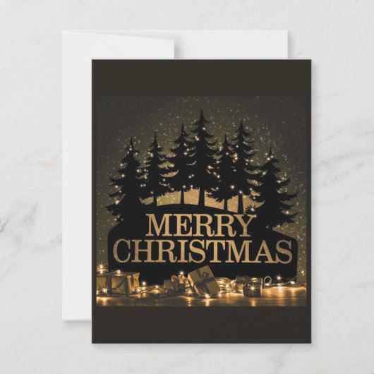 Vrolijk kerstfeest kaart (Voorkant)
