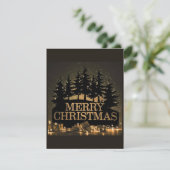 Vrolijk kerstfeest kaart (Staand voorkant)