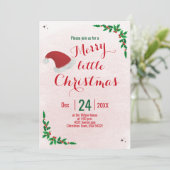 Vrolijk kerstfeest kaart (Staand voorkant)