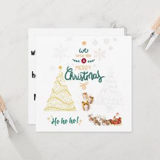 Vrolijk kerstfeest kaart