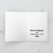 vrolijk kerstfeest! Kaart (Binnen)