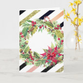 vrolijk kerstfeest! Kaart (Gele Bloem)