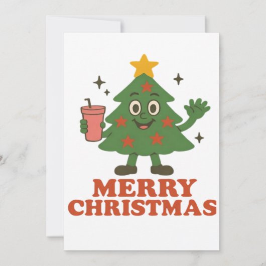 Vrolijk kerstfeest kaart (Achterkant)