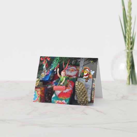 Vrolijk kerstfeest. kaart (Voorkant)