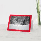 Vrolijk kerstfeest kaart (Voorkant)