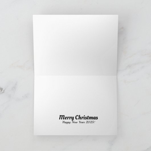 vrolijk kerstfeest! Kaart (Binnen)