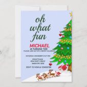 Vrolijk kerstfeest kaart (Voorkant)