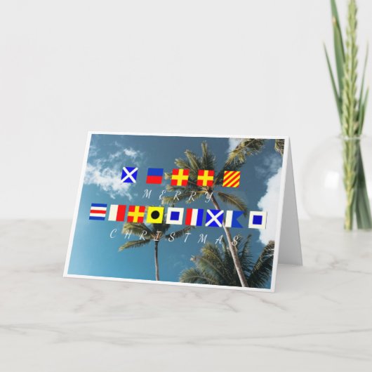 Vrolijk kerstfeest kaart (Voorkant)