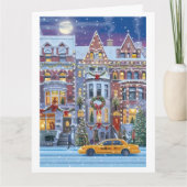 Vrolijk kerstfeest kaart (Voorkant)