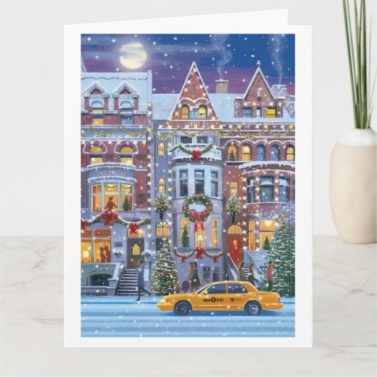 Vrolijk kerstfeest kaart (Voorkant)