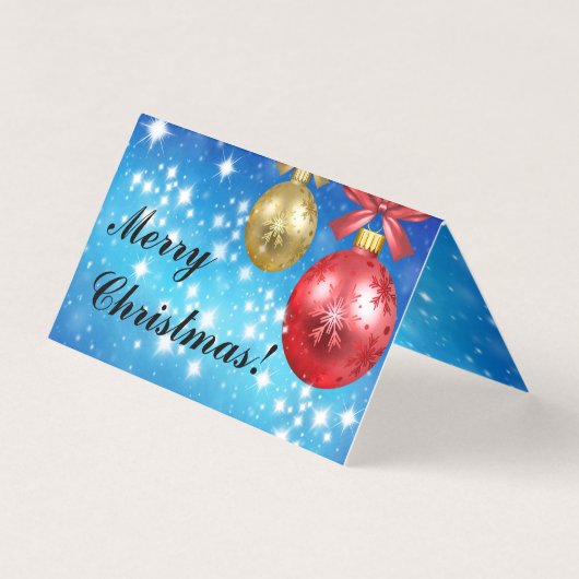 Vrolijk kerstfeest kaart (Voorkant)