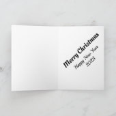 vrolijk kerstfeest! Kaart (Binnen)