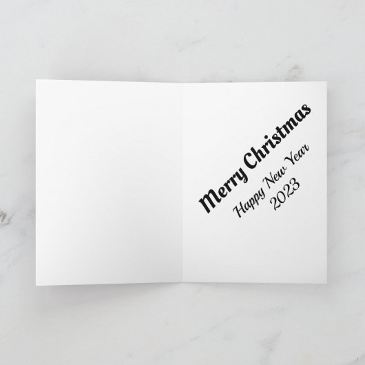 vrolijk kerstfeest! Kaart (Binnen)