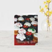 Vrolijk kerstfeest kaart (Gele Bloem)