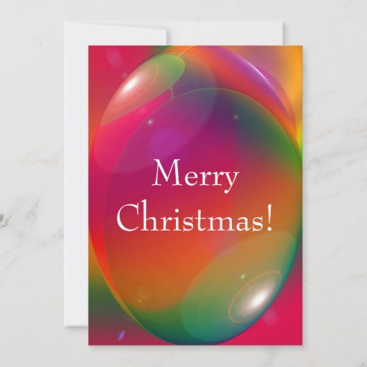 Vrolijk kerstfeest! kaart (Voorkant)