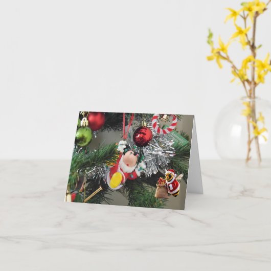 Vrolijk kerstfeest. kaart (Gele Bloem)