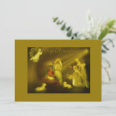 Vrolijk kerstfeest kaart (Staand voorkant)