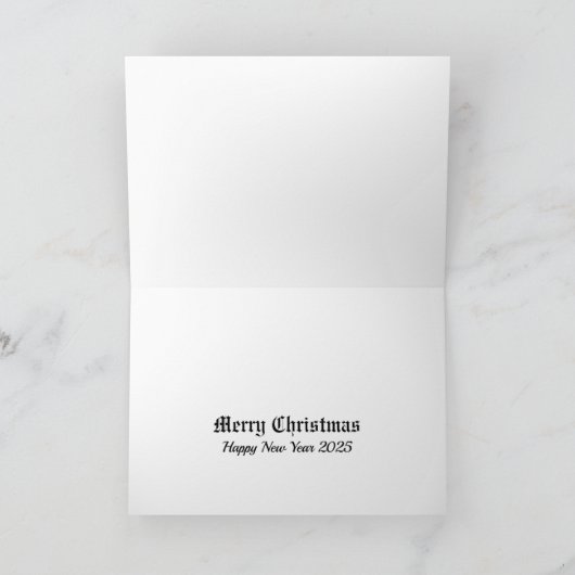 Vrolijk kerstfeest! kaart (Binnen)