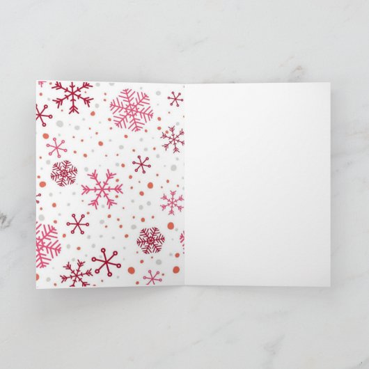 Vrolijk kerstfeest! kaart (Binnen)