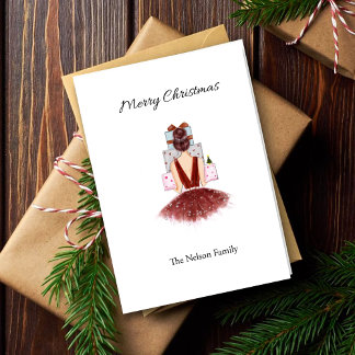 Vrolijk kerstfeest kaart