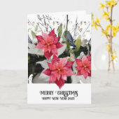 vrolijk kerstfeest! Kaart (Gele Bloem)