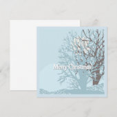 Vrolijk kerstfeest! kaart (Voorkant / Achterkant)