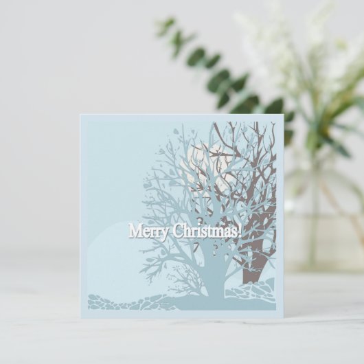 Vrolijk kerstfeest! kaart (Staand voorkant)