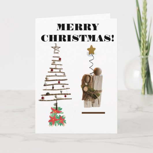vrolijk kerstfeest! Kaart (Voorkant)