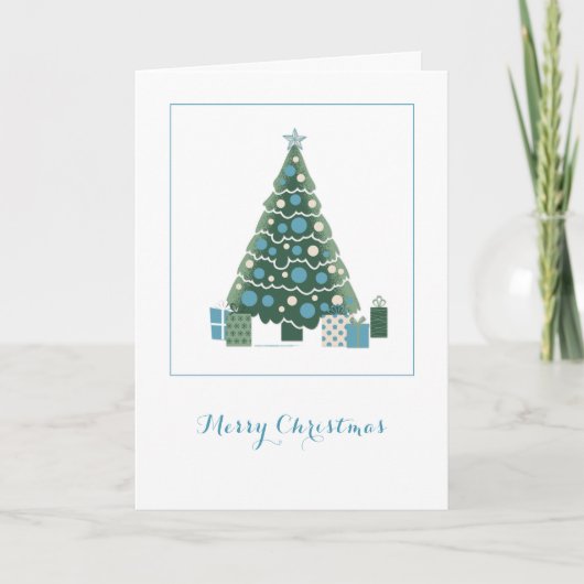 Vrolijk kerstfeest kaart (Voorkant)