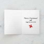 Vrolijk kerstfeest! kaart (Binnen)