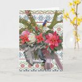 Vrolijk kerstfeest! kaart (Gele Bloem)