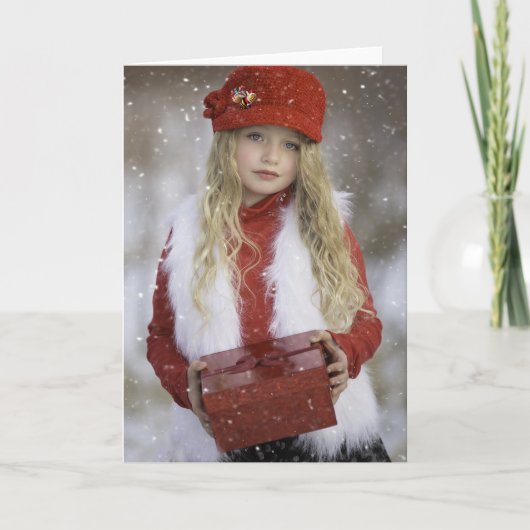 Vrolijk kerstfeest. kaart (Voorkant)