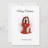 Vrolijk kerstfeest kaart (Voorkant)