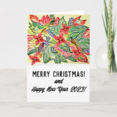 Vrolijk kerstfeest! kaart (Voorkant)