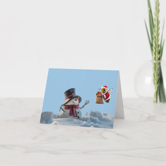 Vrolijk kerstfeest. kaart (Voorkant)