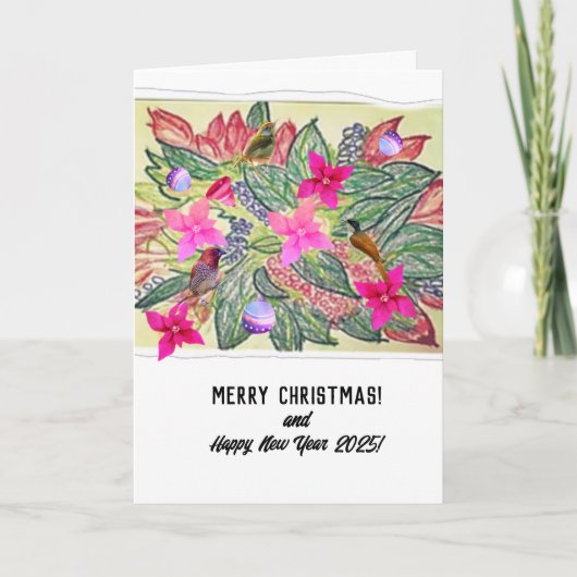 Vrolijk kerstfeest! kaart (Voorkant)